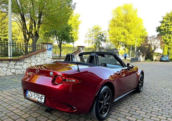 Mazda MX-5 cena 69000 przebieg: 150000, rok produkcji 2018 z Zawiercie małe 631